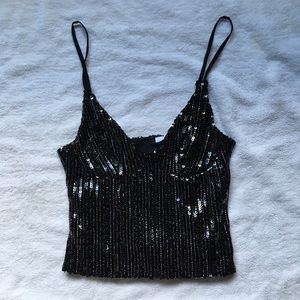 ZARA Sequin Top